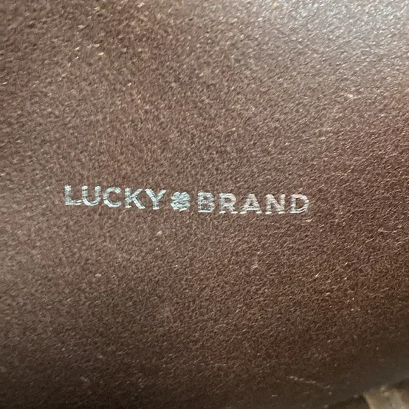 Lucky Brand Leather Bag Sz Medium - Picture 13 of 16